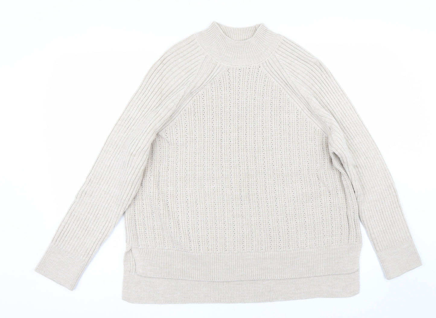 George Womens Beige   Pullover Jumper Size L