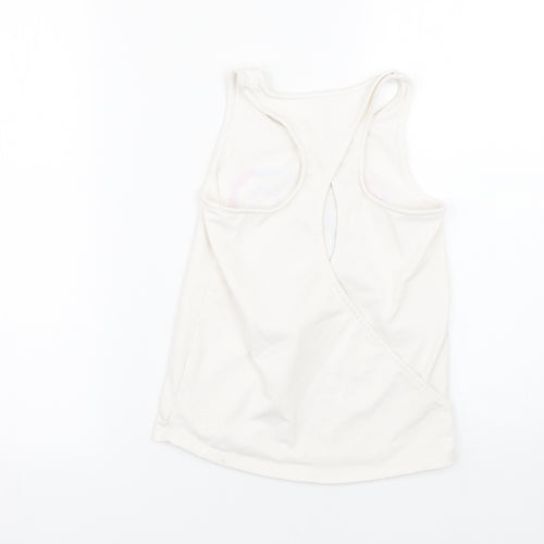 F&F Girls White   Basic Tank Size 8-9 Years