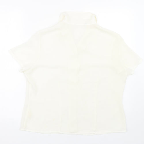Atmosphere Womens Beige   Basic Button-Up Size 16