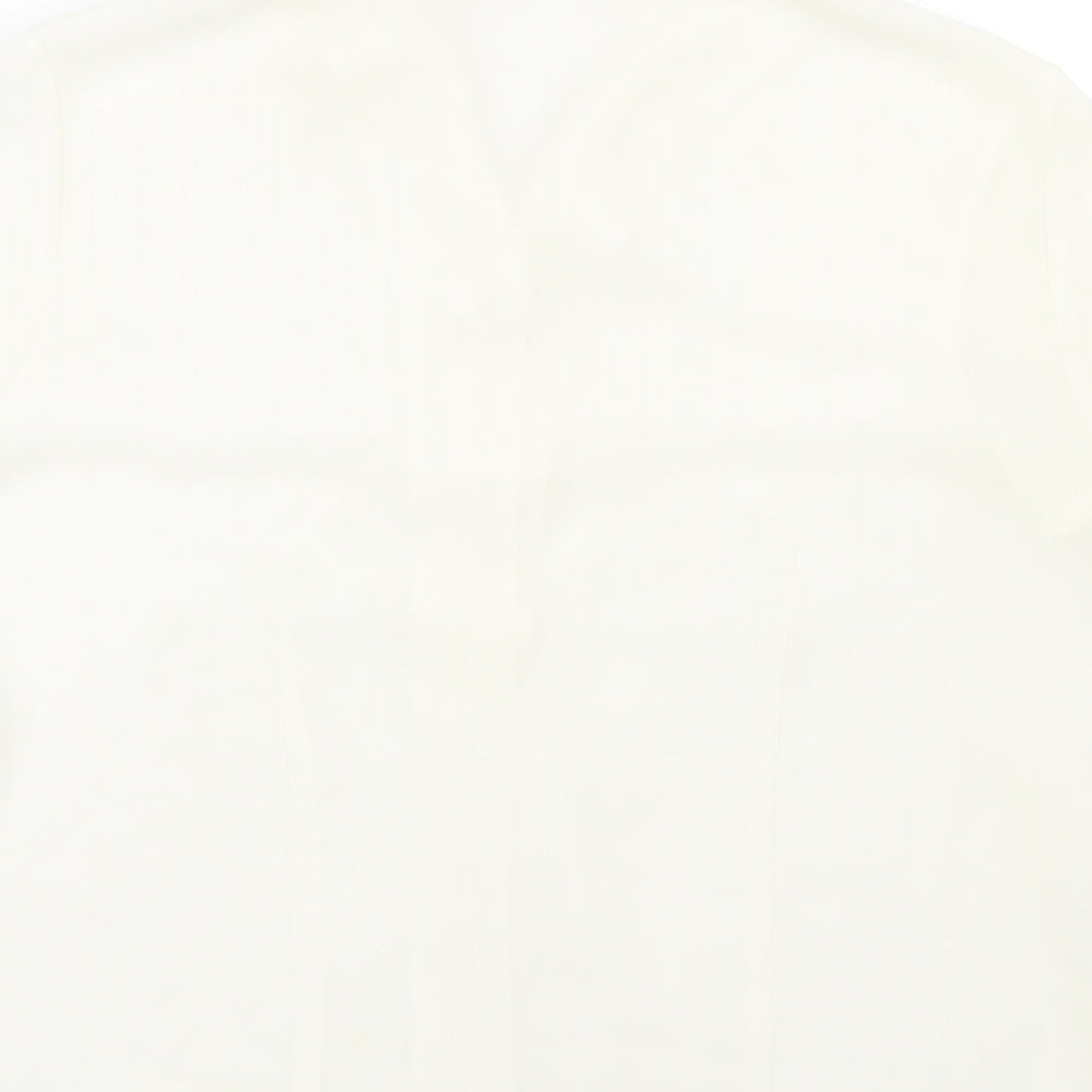 Atmosphere Womens Beige   Basic Button-Up Size 16