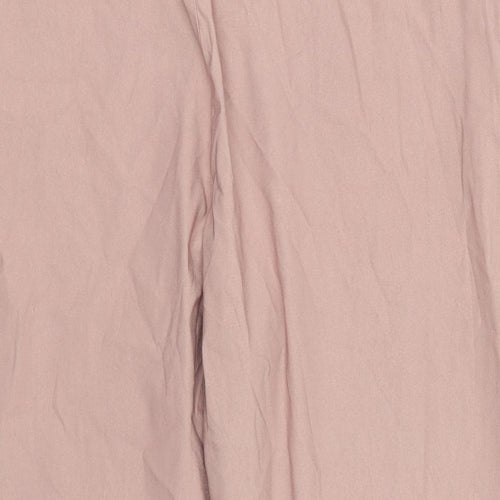 Emeliax Womens Pink   Cropped Trousers Size XL L20 in