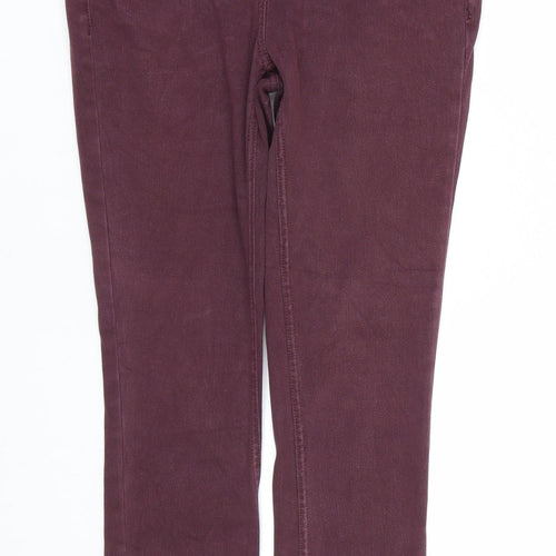 NEXT Womens Red  Denim Jegging Jeans Size 8 L25 in