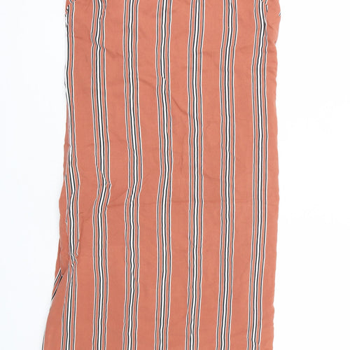 Primark Womens Orange Striped  Tank Dress  Size 8