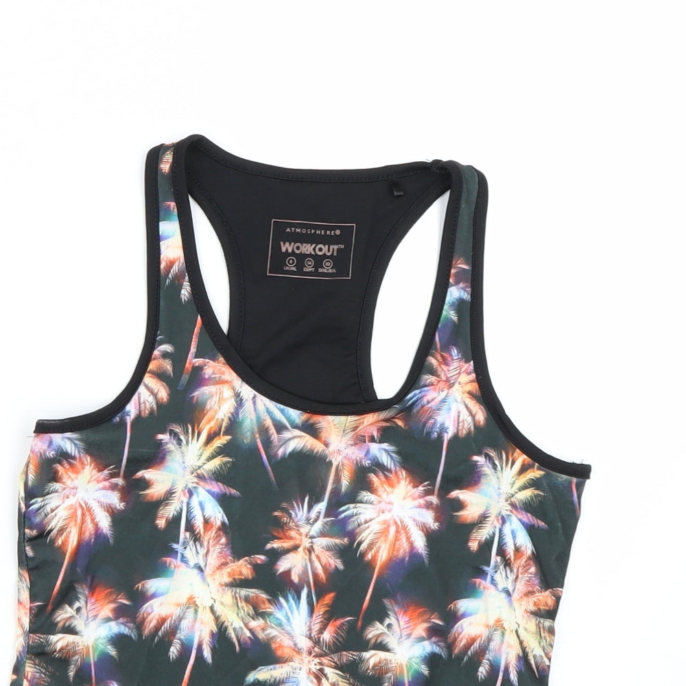 Primark Womens Multicoloured Floral  Basic Tank Size 6