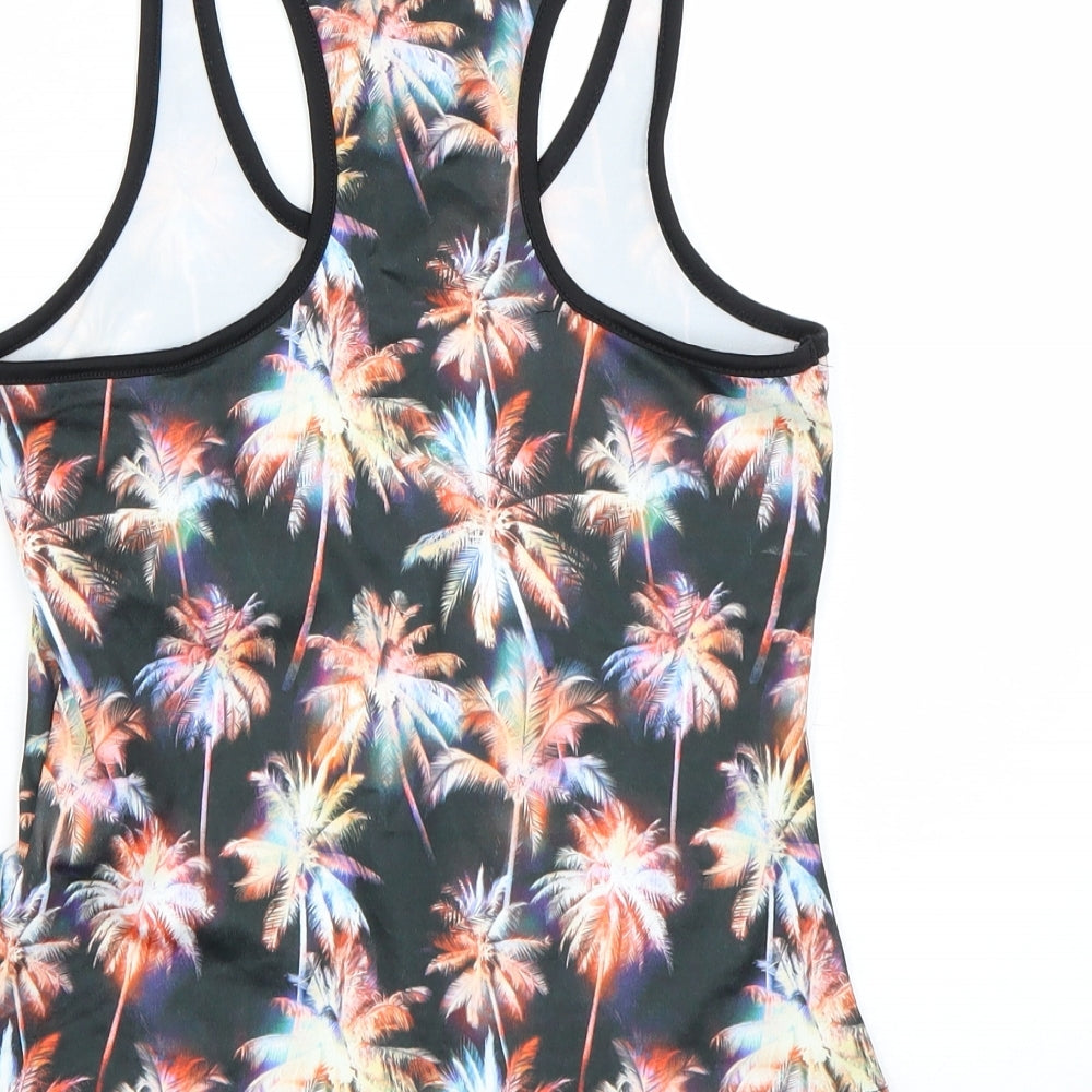 Primark Womens Multicoloured Floral  Basic Tank Size 6