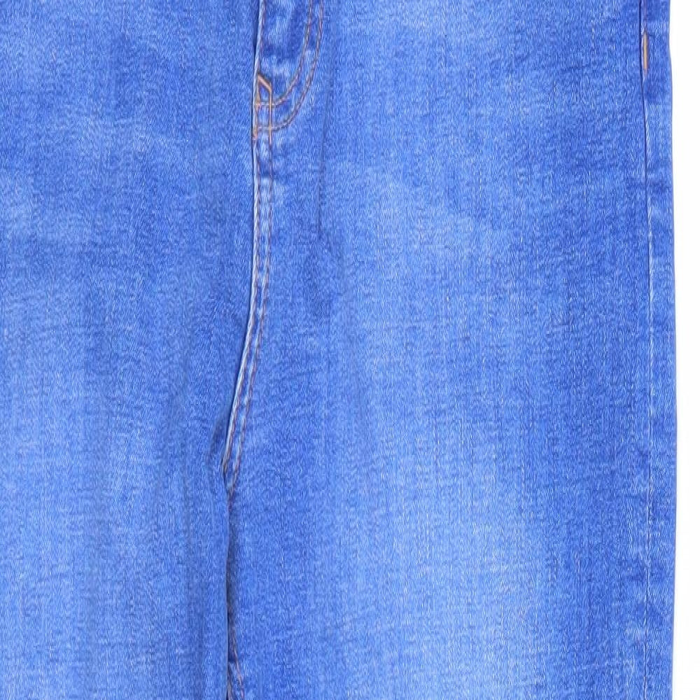 Primark Womens Blue  Denim Skinny Jeans Size 16 L26 in