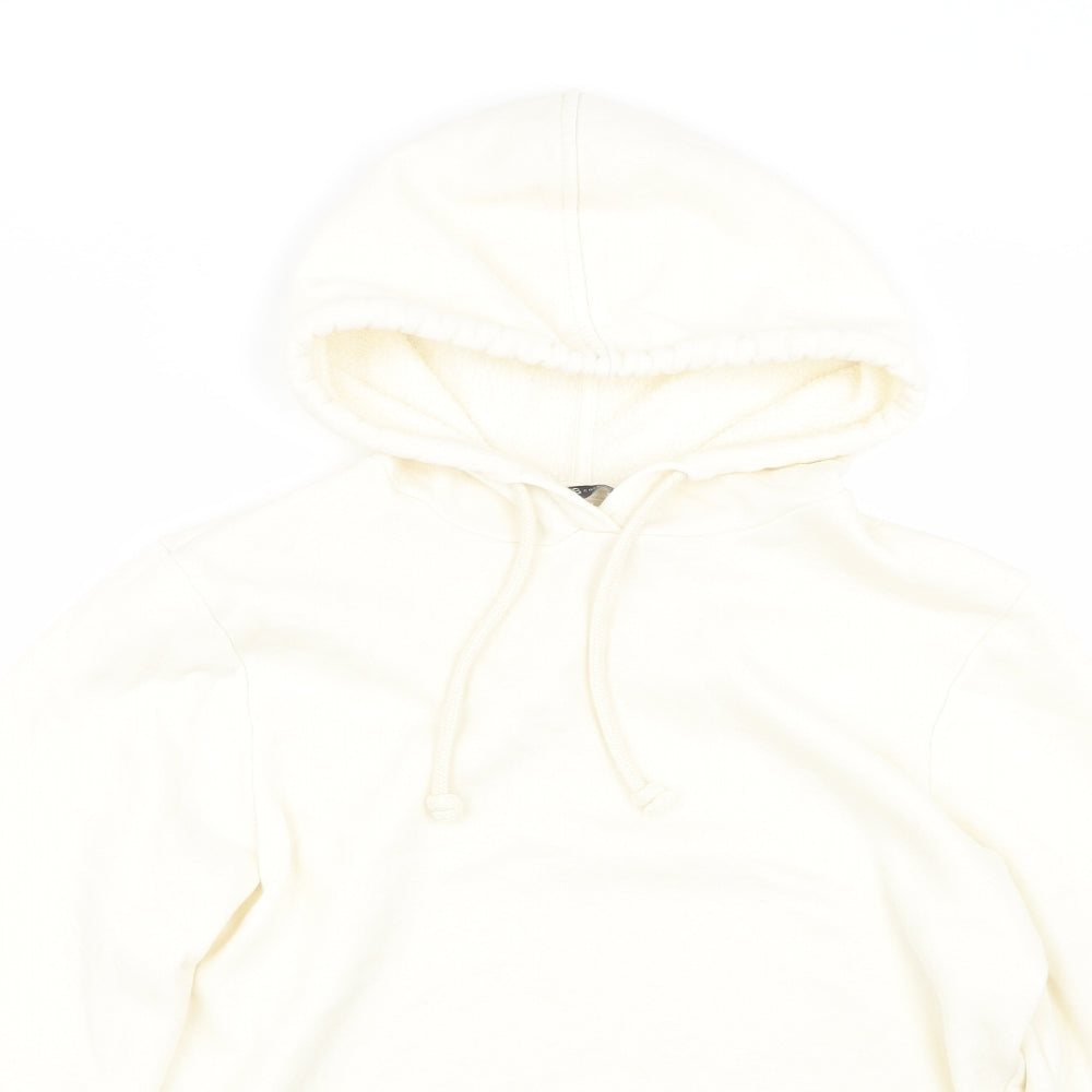 M&S Womens White   Pullover Hoodie Size 10