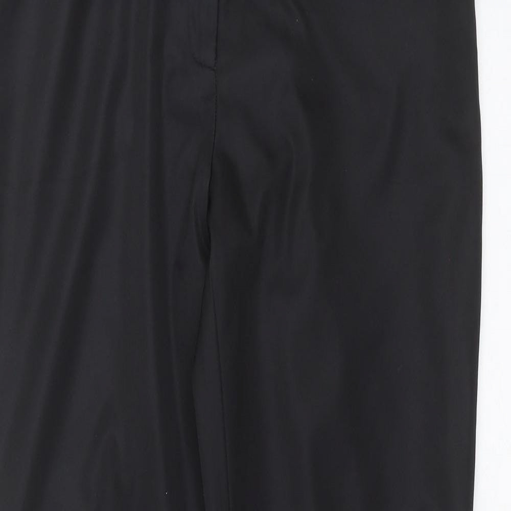 Ted Baker Womens Black Floral  Trousers  Size 8 L27 in