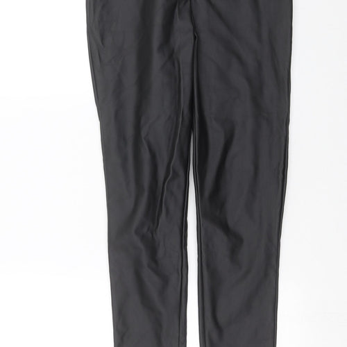 Missguided Womens Black   Trousers  Size 10 L29 in