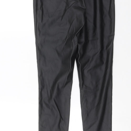 Missguided Womens Black   Trousers  Size 10 L29 in