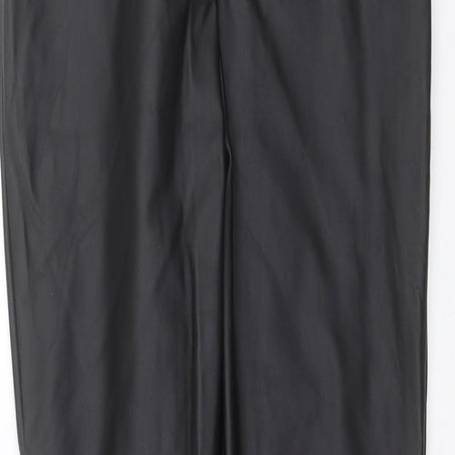 Missguided Womens Black   Trousers  Size 10 L29 in