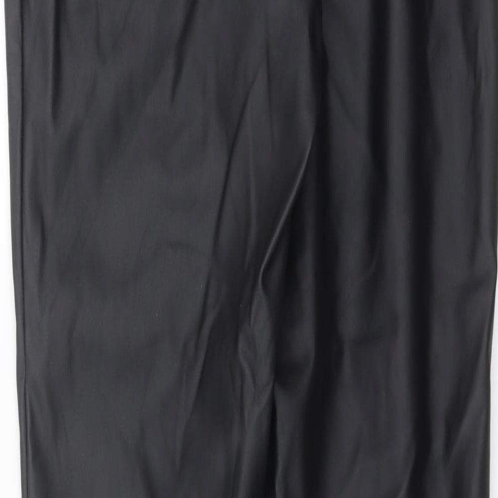 Missguided Womens Black   Trousers  Size 10 L29 in