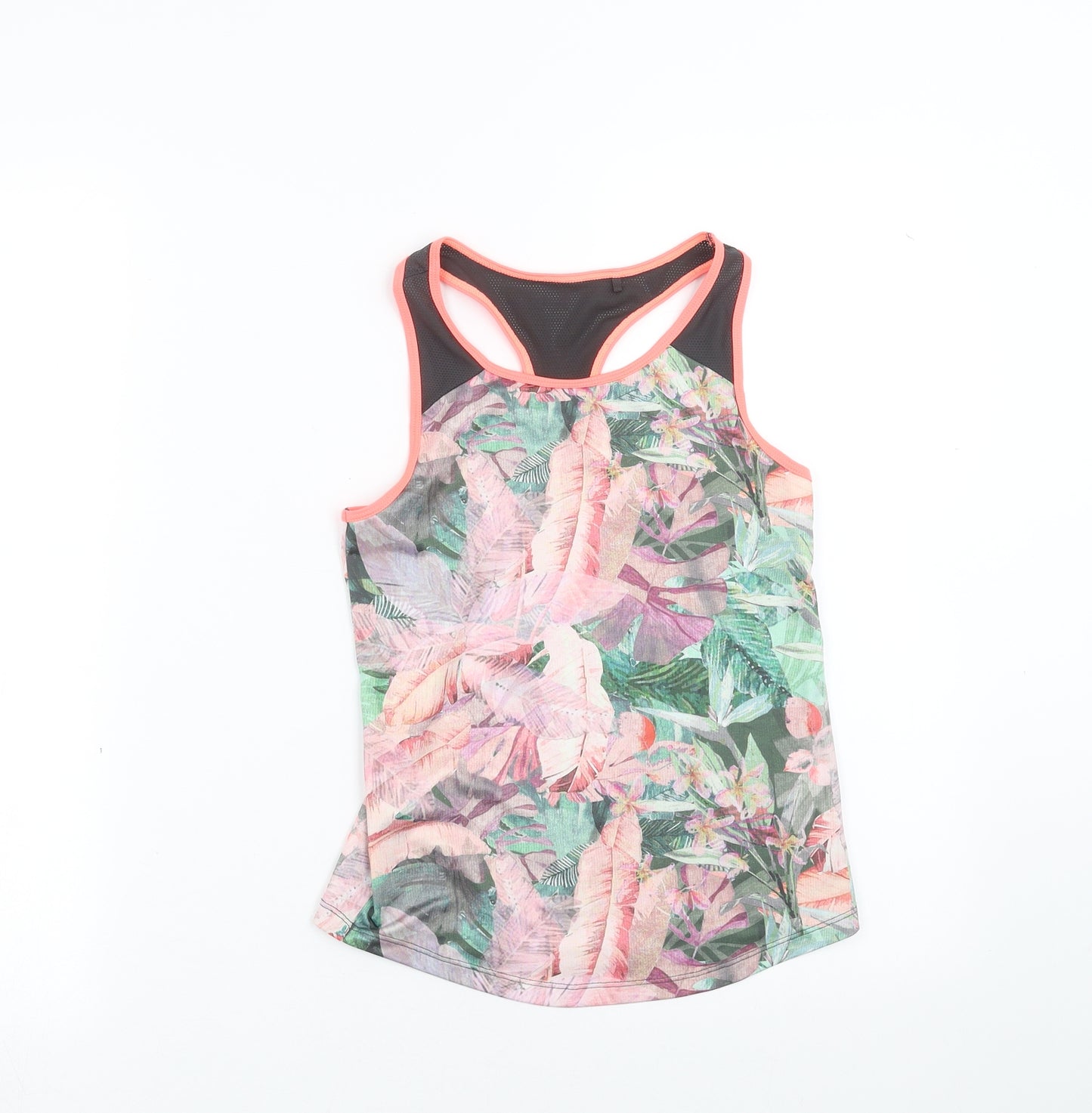 NEXT Girls Multicoloured Floral  Basic Tank Size 9 Years  - sports top