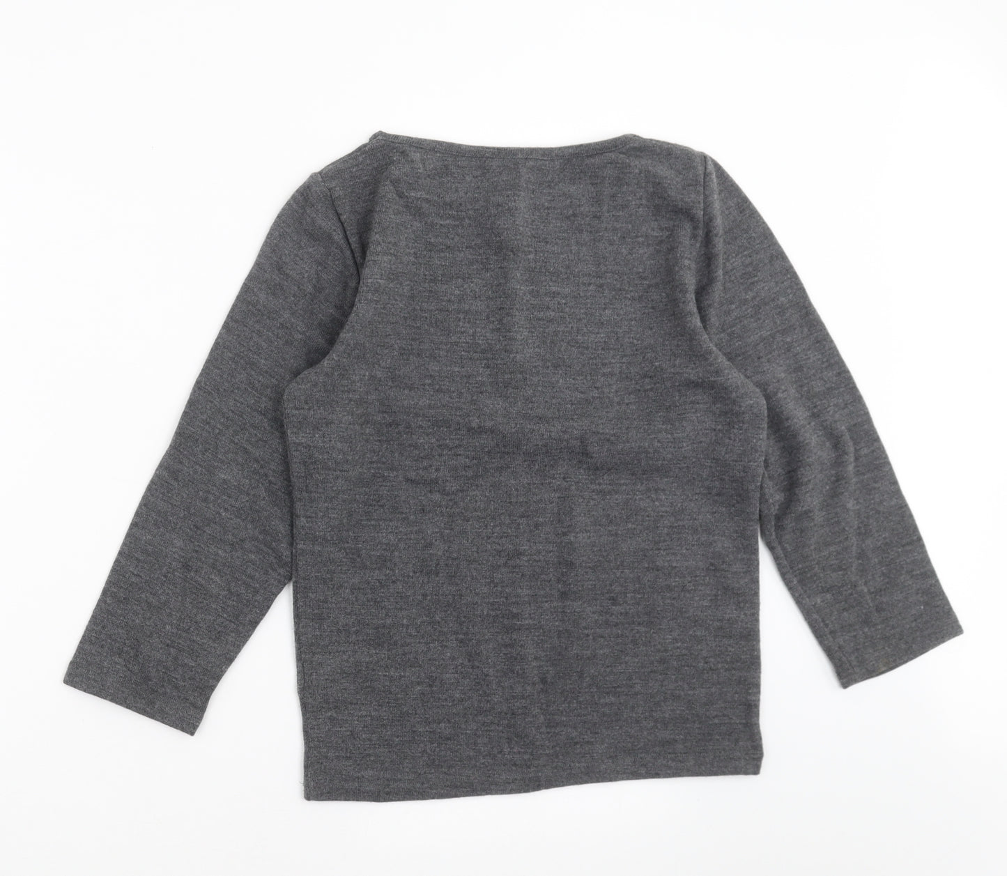 Evidence Womens Grey  Knit Pullover Jumper Size XL  - sequins
