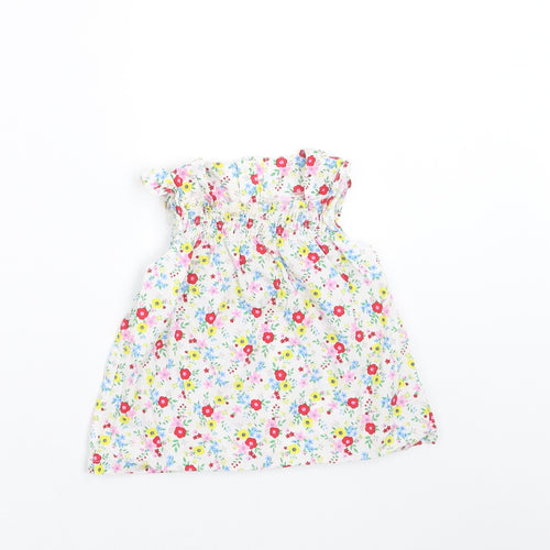 TU Girls Multicoloured Floral  Basic Blouse Size 6-9 Months