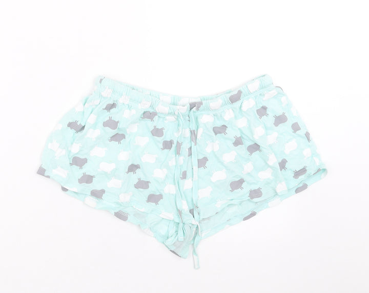 FOREVER 21 Womens Green    Sleep Shorts Size M  - Sheep Print