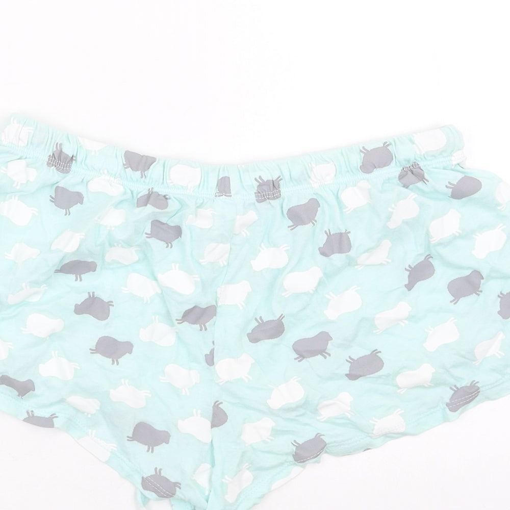 FOREVER 21 Womens Green    Sleep Shorts Size M  - Sheep Print