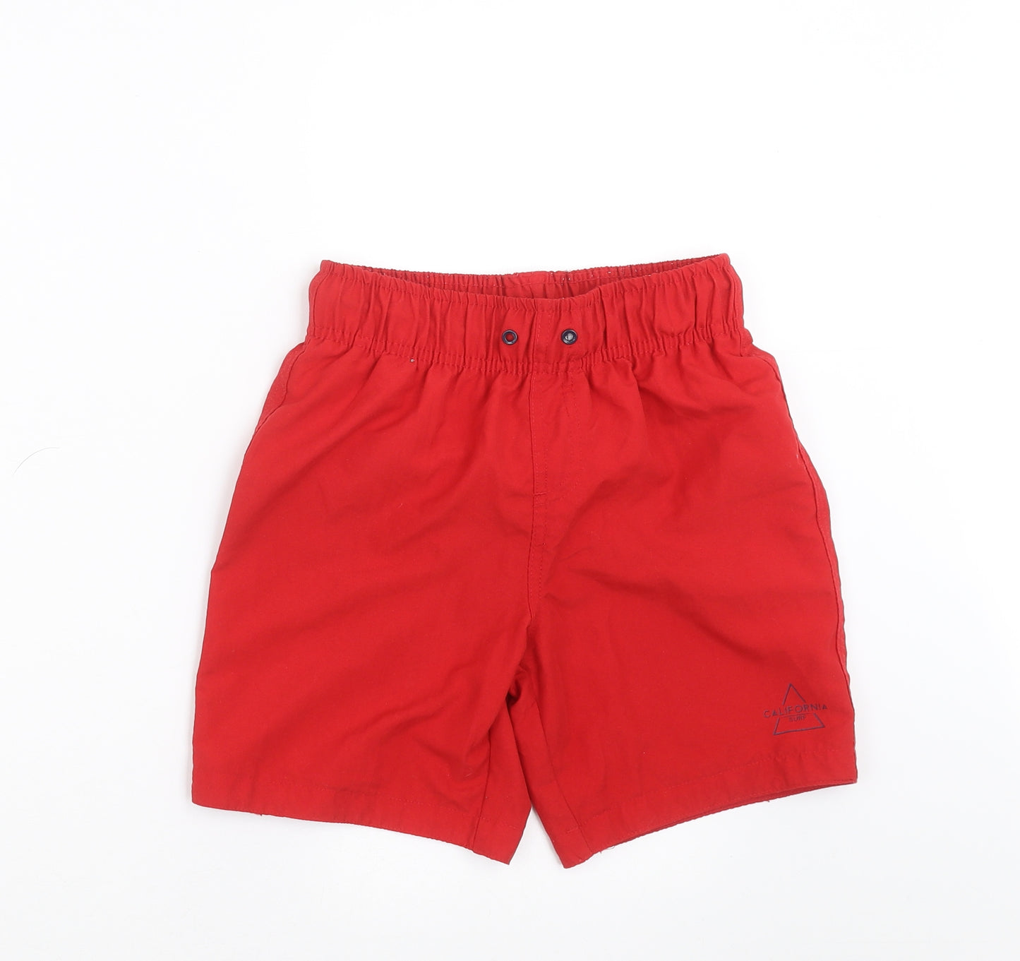 Primark Boys Red   Bermuda Shorts Size 9-10 Years - swim short