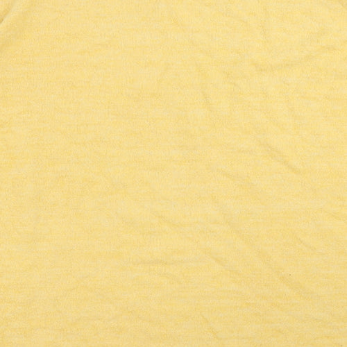 H&M Womens Yellow  Knit Pullover Jumper Size L