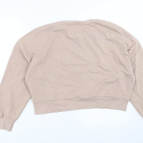New Look Womens Beige   Pullover Sweatshirt Size 14  - cheri