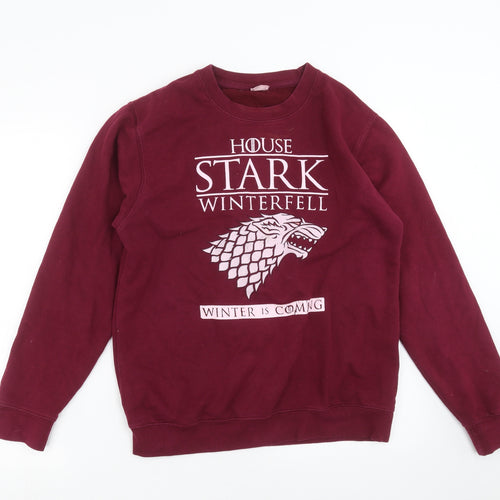 Awdis Womens Purple   Pullover Sweatshirt Size M  - Game of Thrones