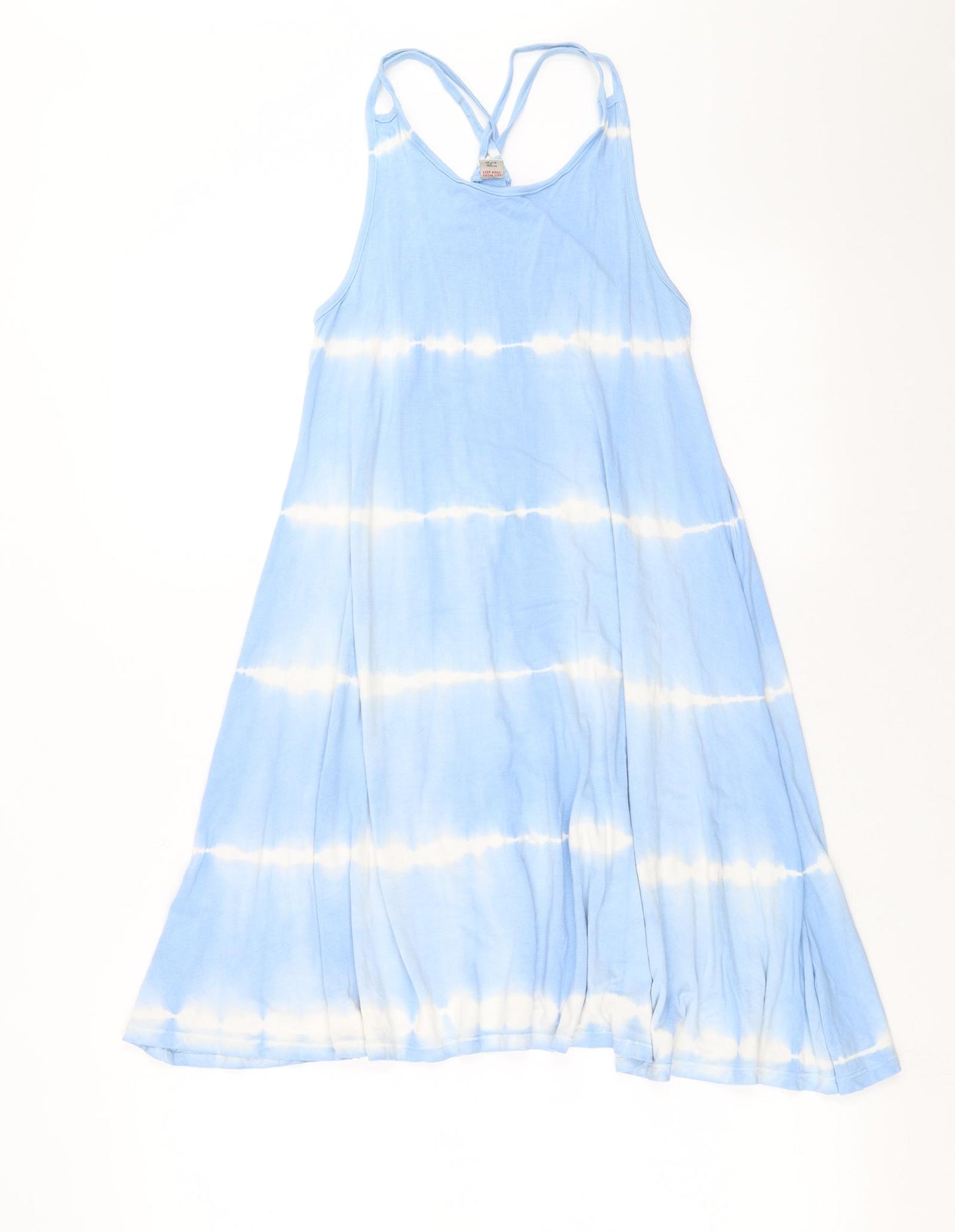 TU Girls Blue Striped  Trapeze & Swing  Size 10 Years