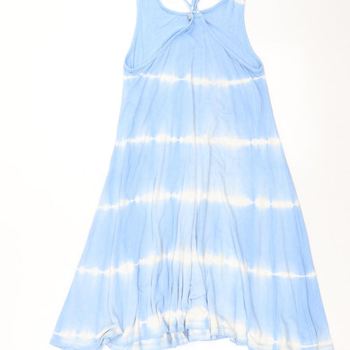 TU Girls Blue Striped  Trapeze & Swing  Size 10 Years