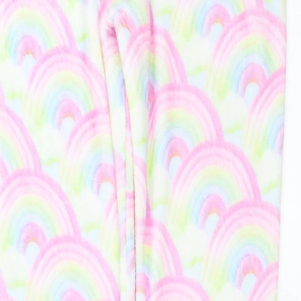 NEXT Girls Pink    Pyjama Pants Size 15 Years  - rainbows