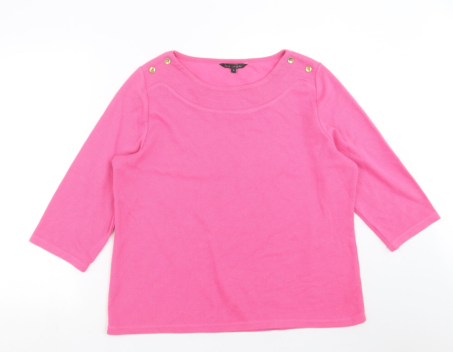 Love Leisure Womens Pink   Pullover Jumper Size 18