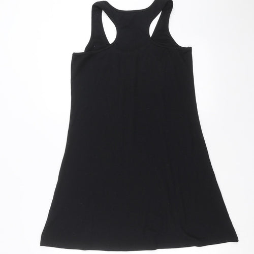 Preworn Womens Black   Tank Dress  Size L