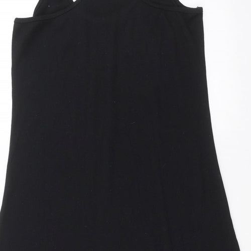 Preworn Womens Black   Tank Dress  Size L