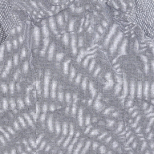 Debenhams Mens Blue Geometric   Button-Up Size 16