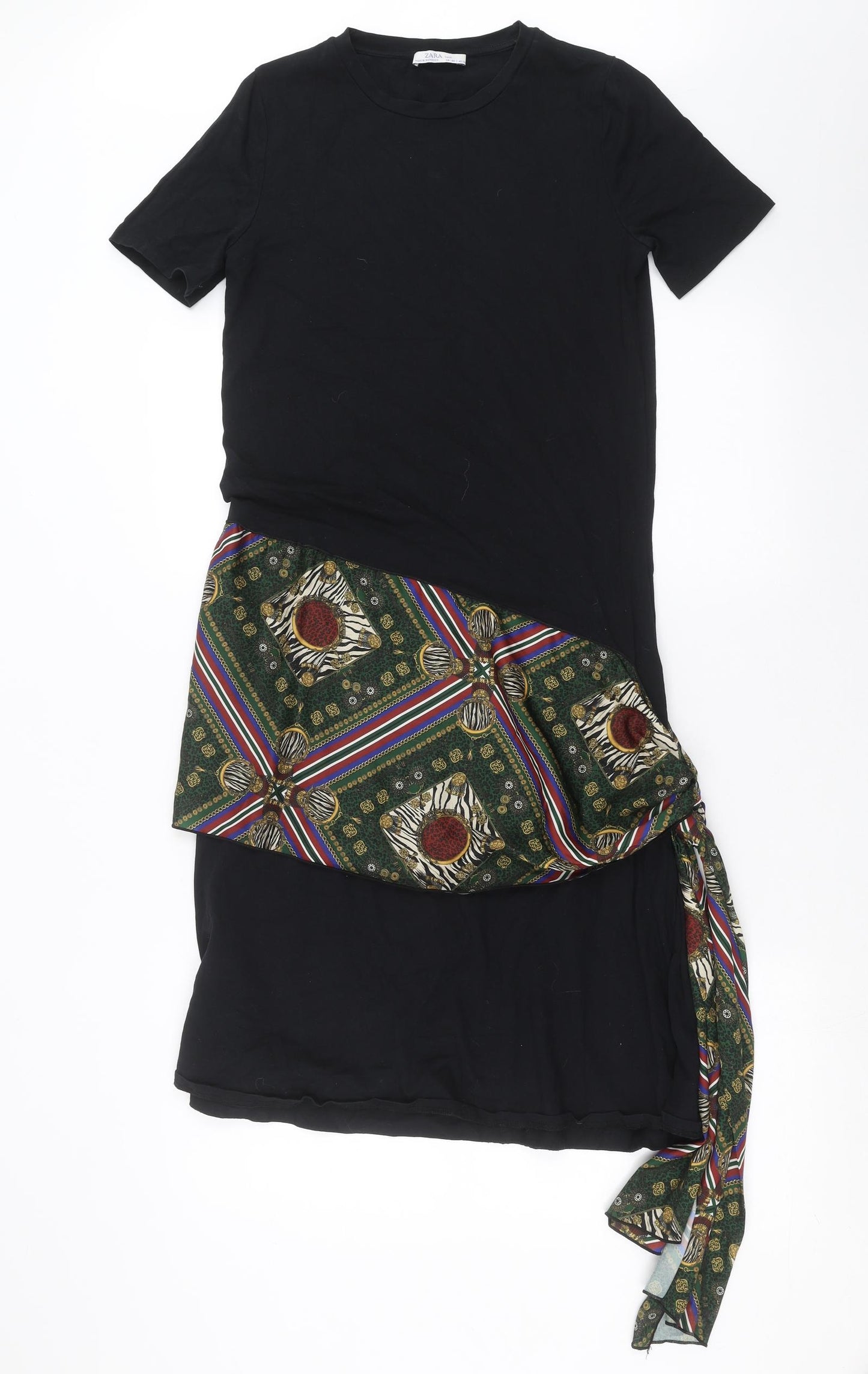 Zara Womens Black   T-Shirt Dress  Size S
