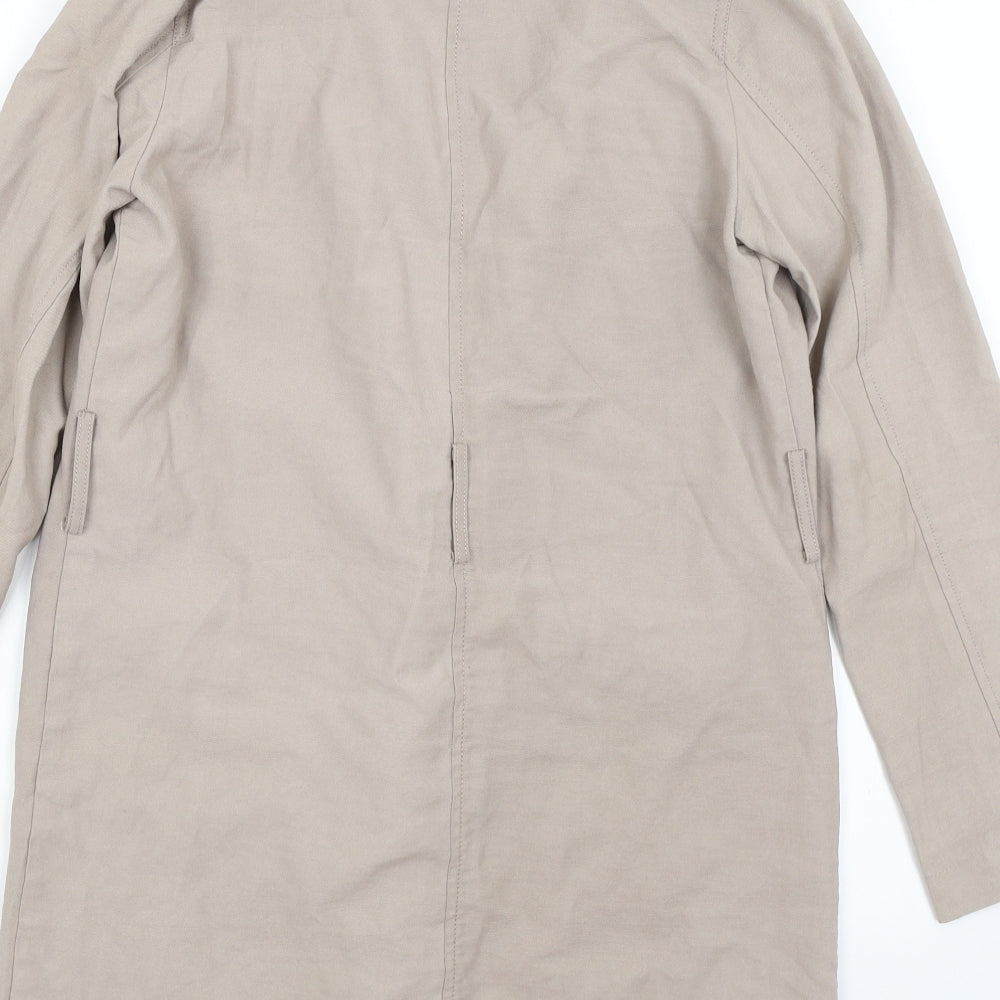 New Look Womens Beige   Overcoat Coat Size 10