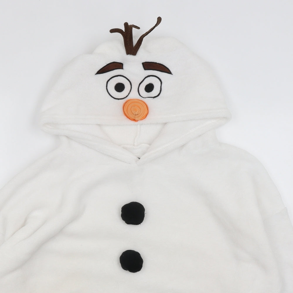 Love to Lounge Womens White   Pullover Hoodie Size L  - Olaf