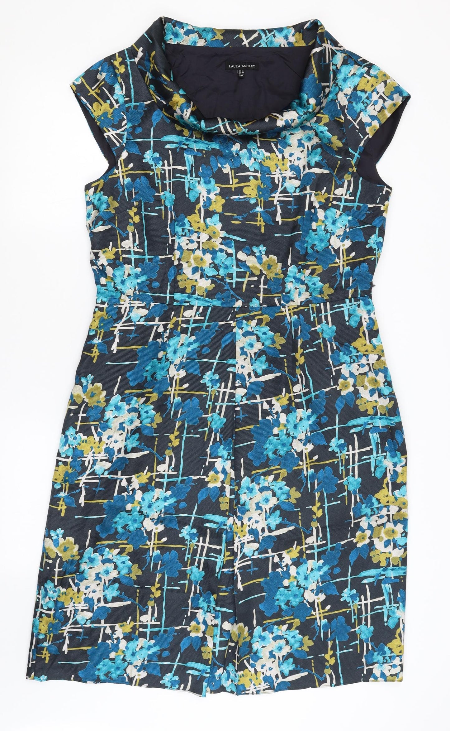 Laura Ashley Womens Blue   Pencil Dress  Size 16