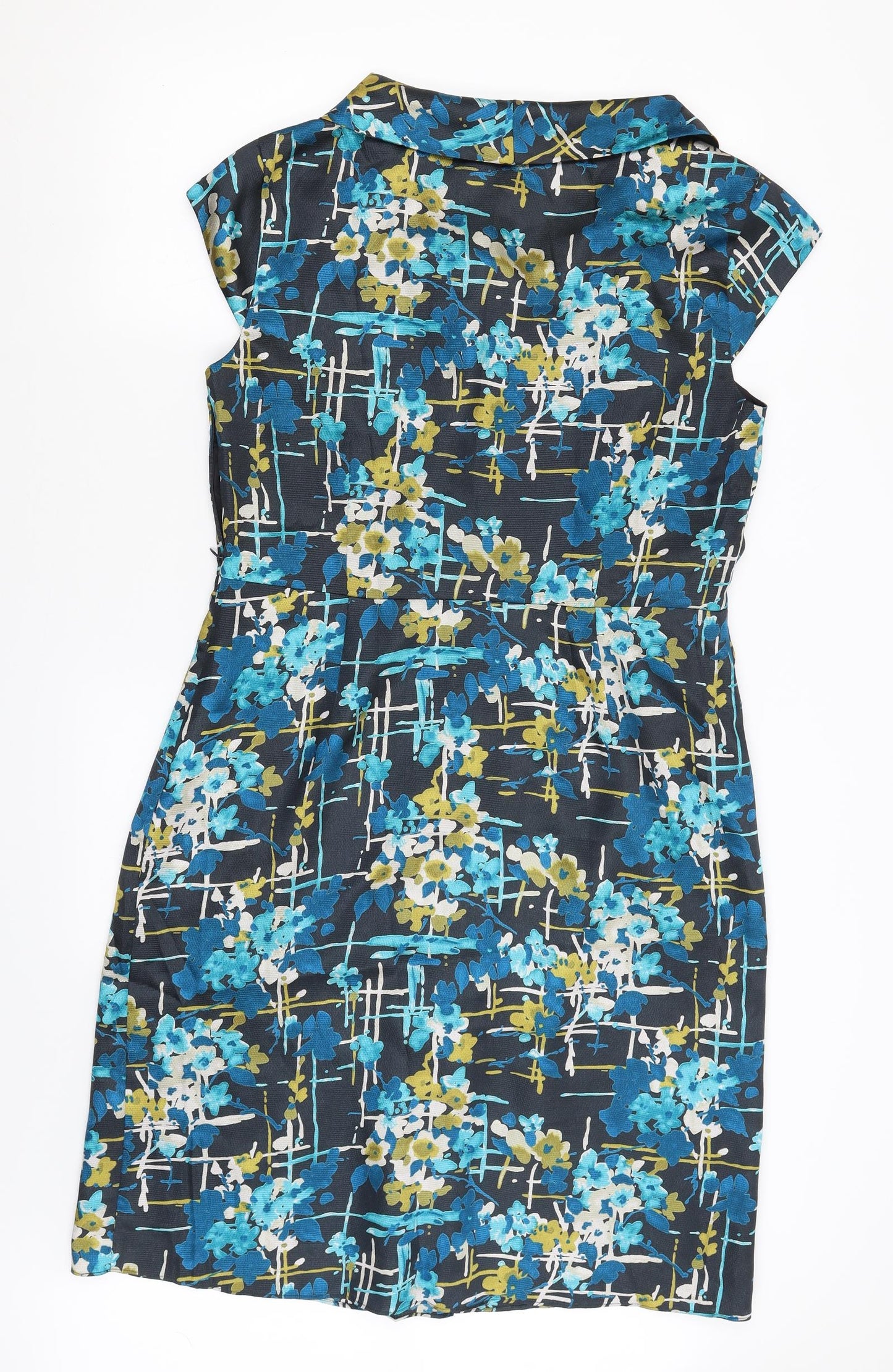 Laura Ashley Womens Blue   Pencil Dress  Size 16