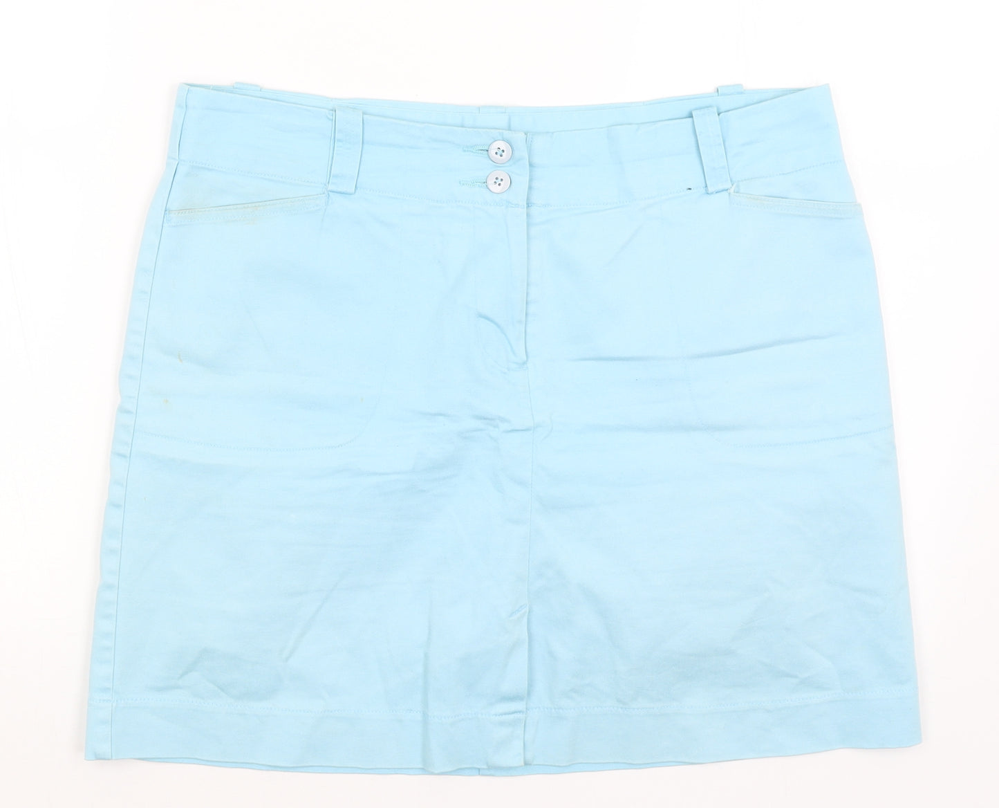 PGA TOUR Womens Blue   A-Line Skirt Size 16