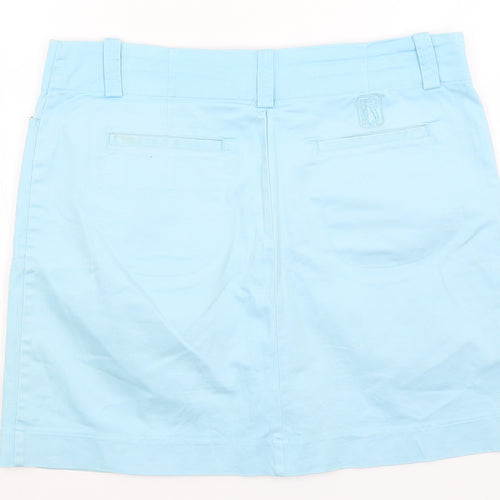PGA TOUR Womens Blue   A-Line Skirt Size 16