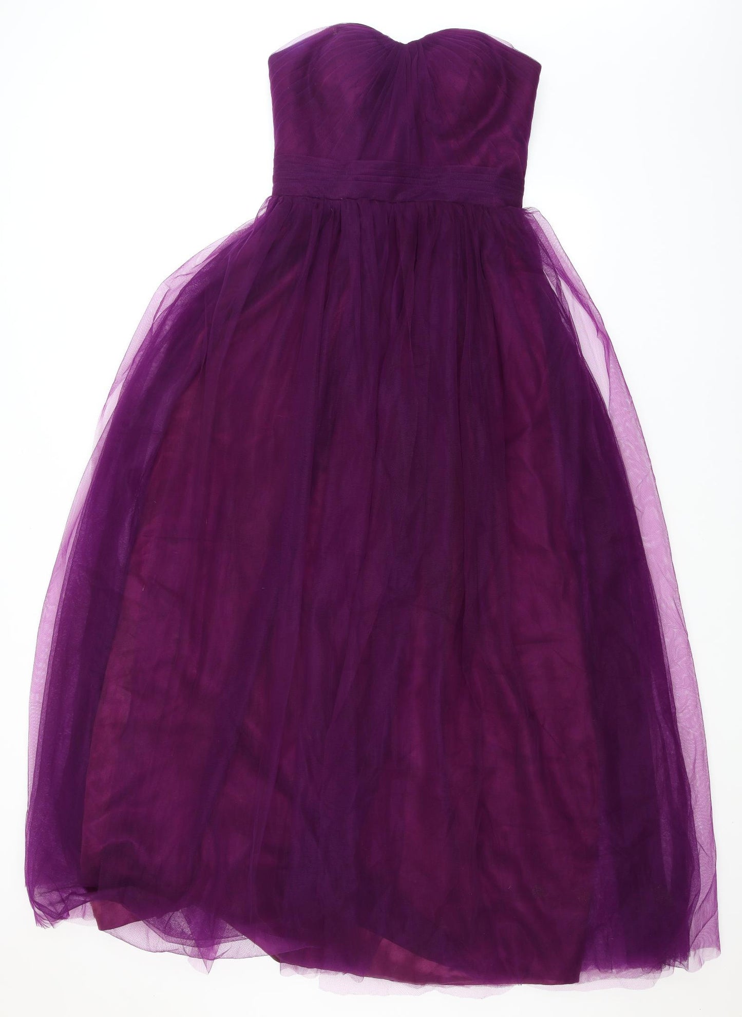 Preworn Womens Purple   Ball Gown  Size 10