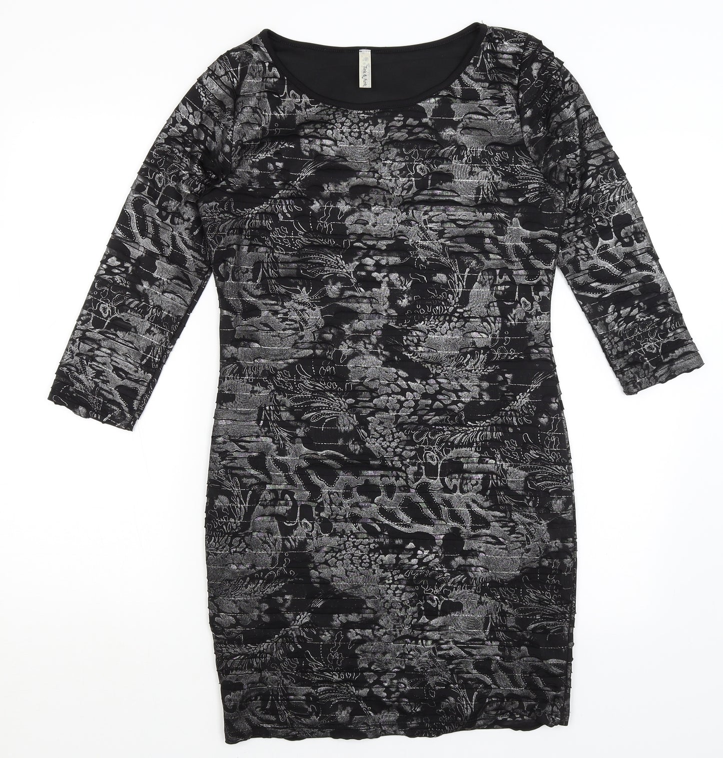 Tink & Funk Womens Black   Pencil Dress  Size M
