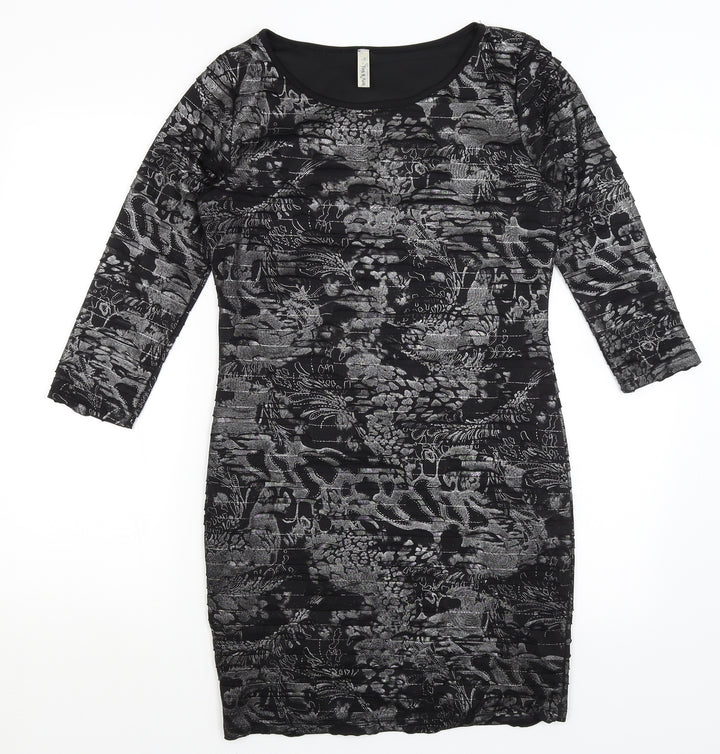 Tink & Funk Womens Black   Pencil Dress  Size M