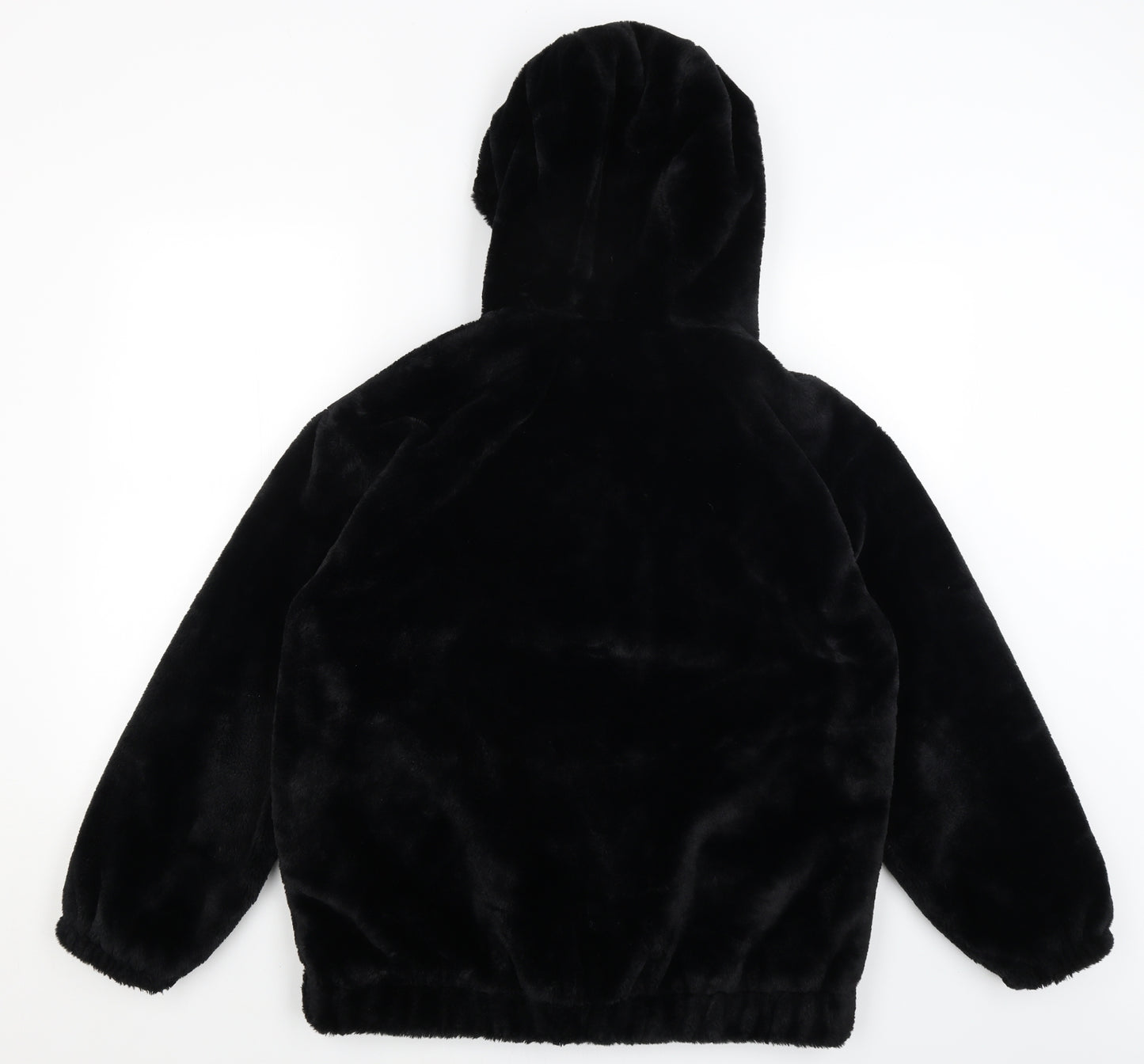 New Look Womens Black   Full Zip Hoodie Size M
