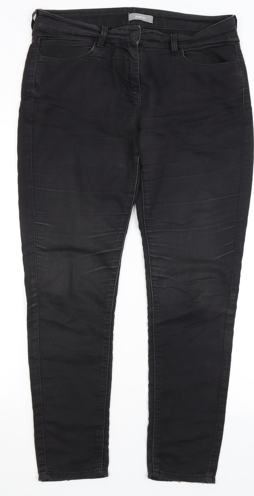 M&S Womens Black   Jegging Jeans Size 12 L28 in
