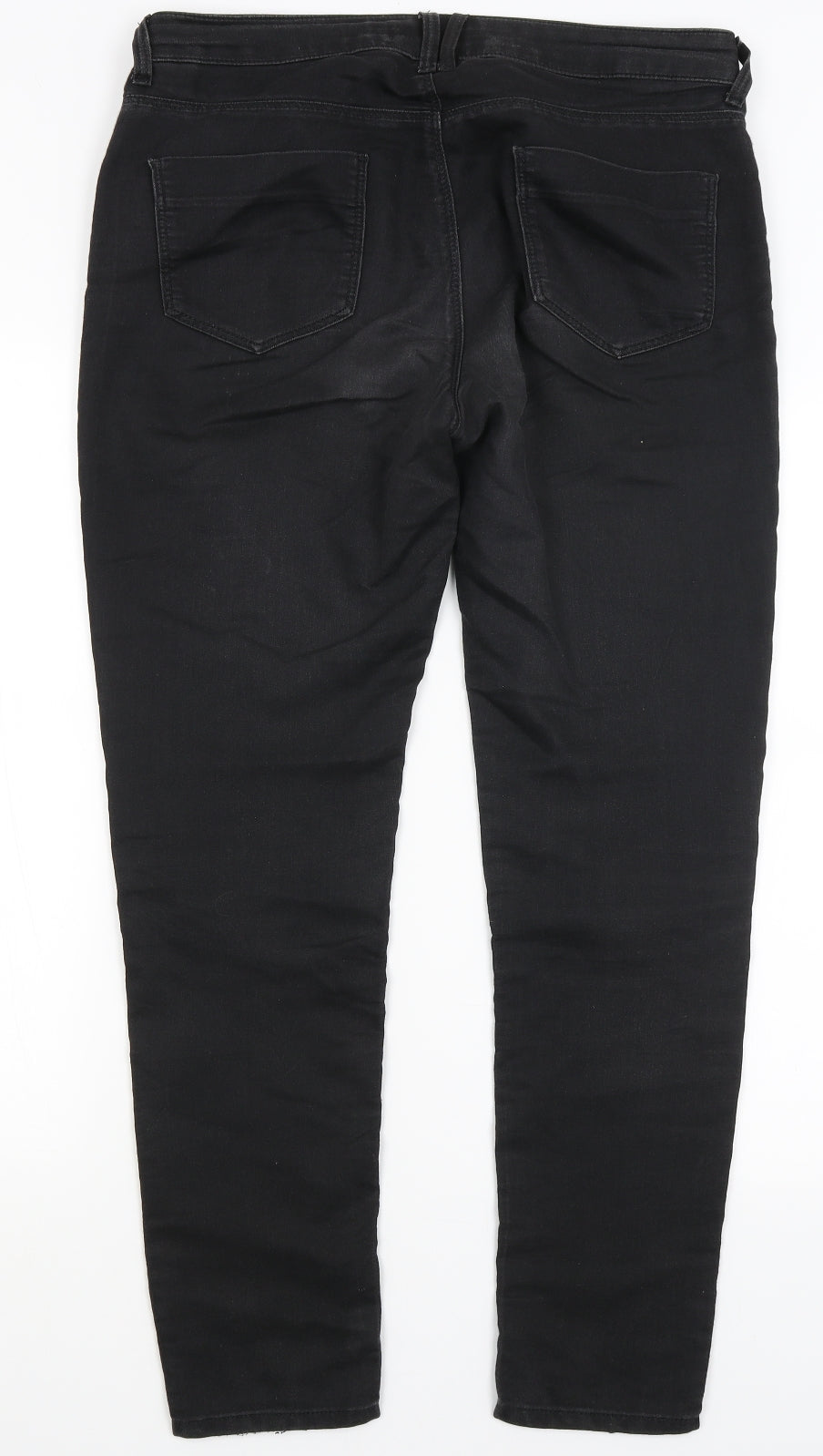 M&S Womens Black   Jegging Jeans Size 12 L28 in
