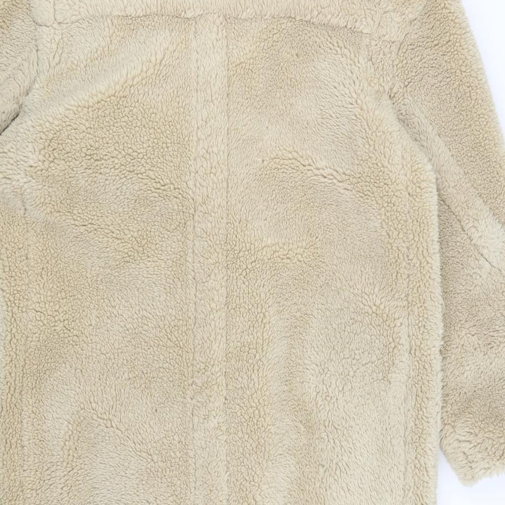 Urban Bliss Womens Beige   Overcoat Coat Size L
