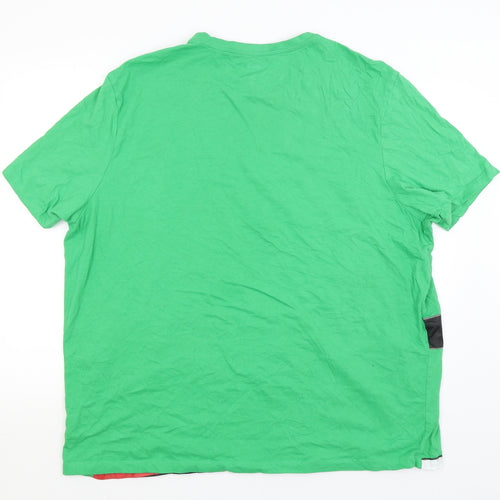 F&F Mens Green    T-Shirt Size 3XL  - Elf