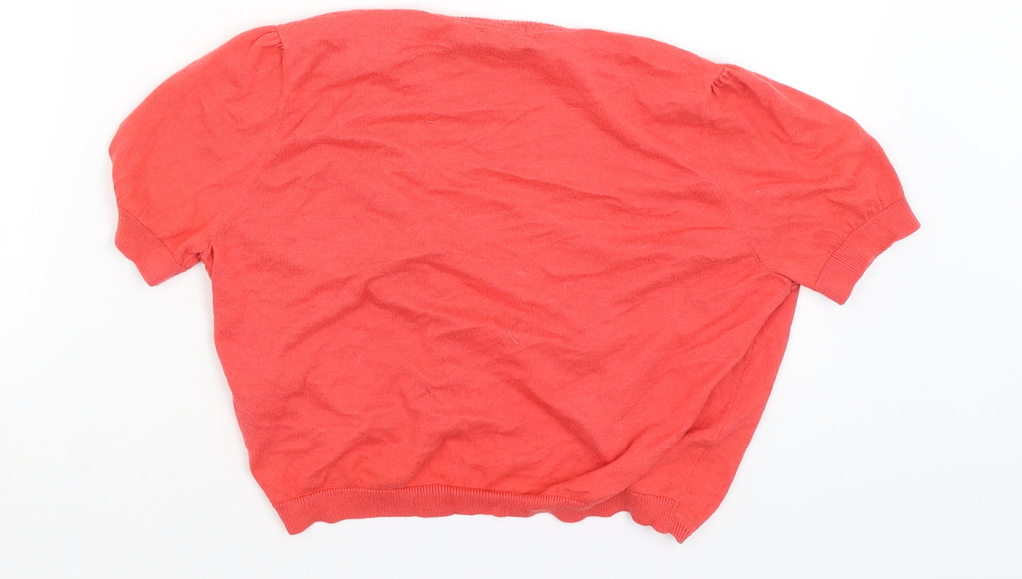 Portmans Womens Red   Cardigan Jumper Size S