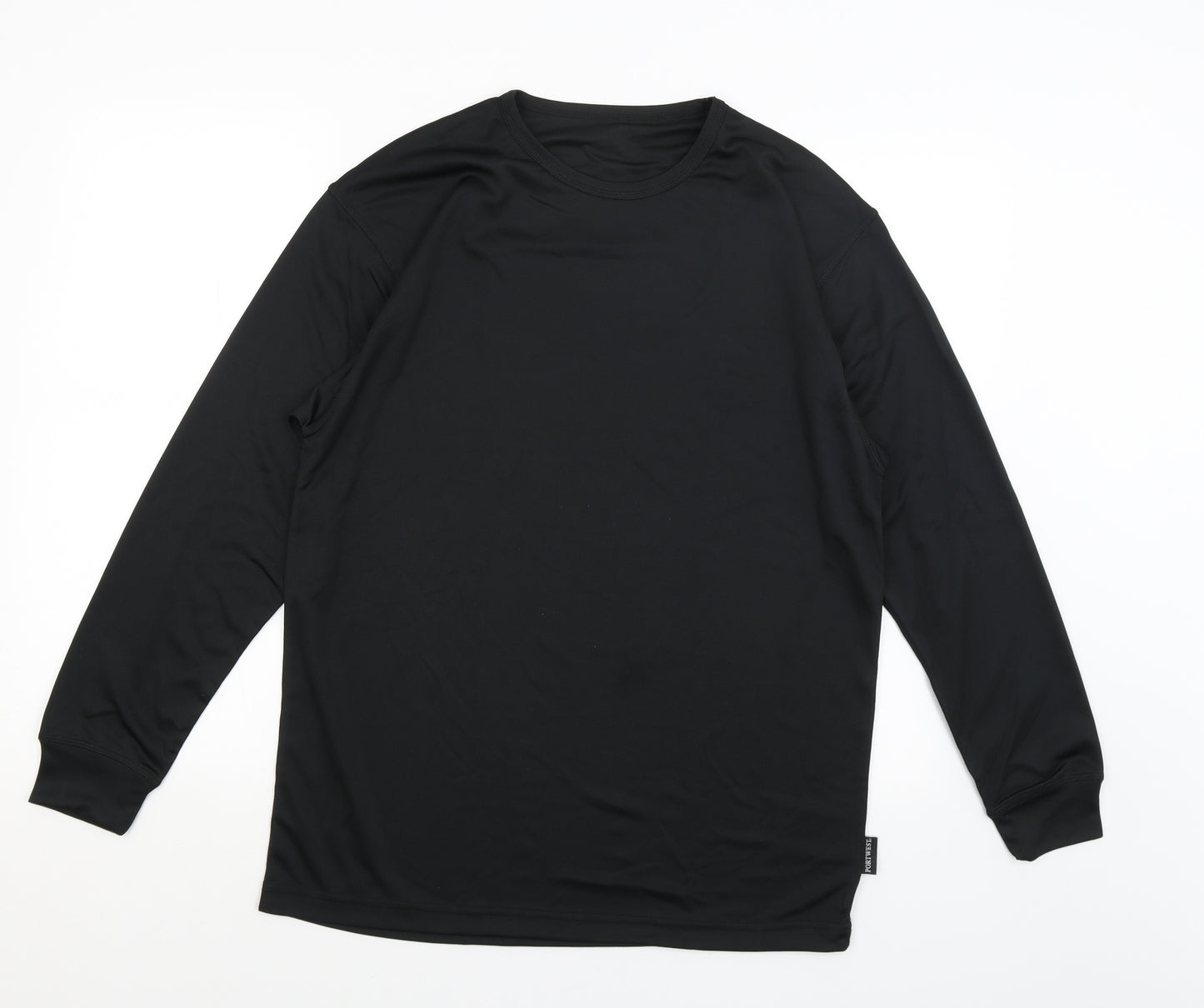 Portwest Mens Black   Basic T-Shirt Size L