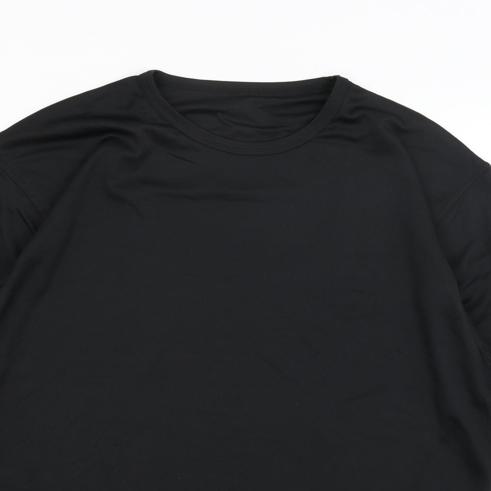 Portwest Mens Black   Basic T-Shirt Size L